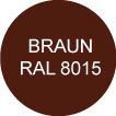 Braun RAL 8015