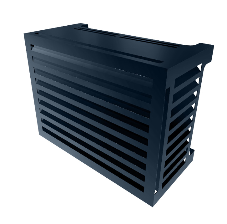 Schwarze Klimaanlage deckt zentrale AC-Abdeckungen für außen quadratisch  wasserdicht, staubdicht und winddichte langlebige AC-Einheit Abdeckung